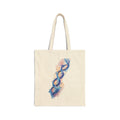 Tote Bag - Watercolor DNA Double Helix | Science & Genetics Art