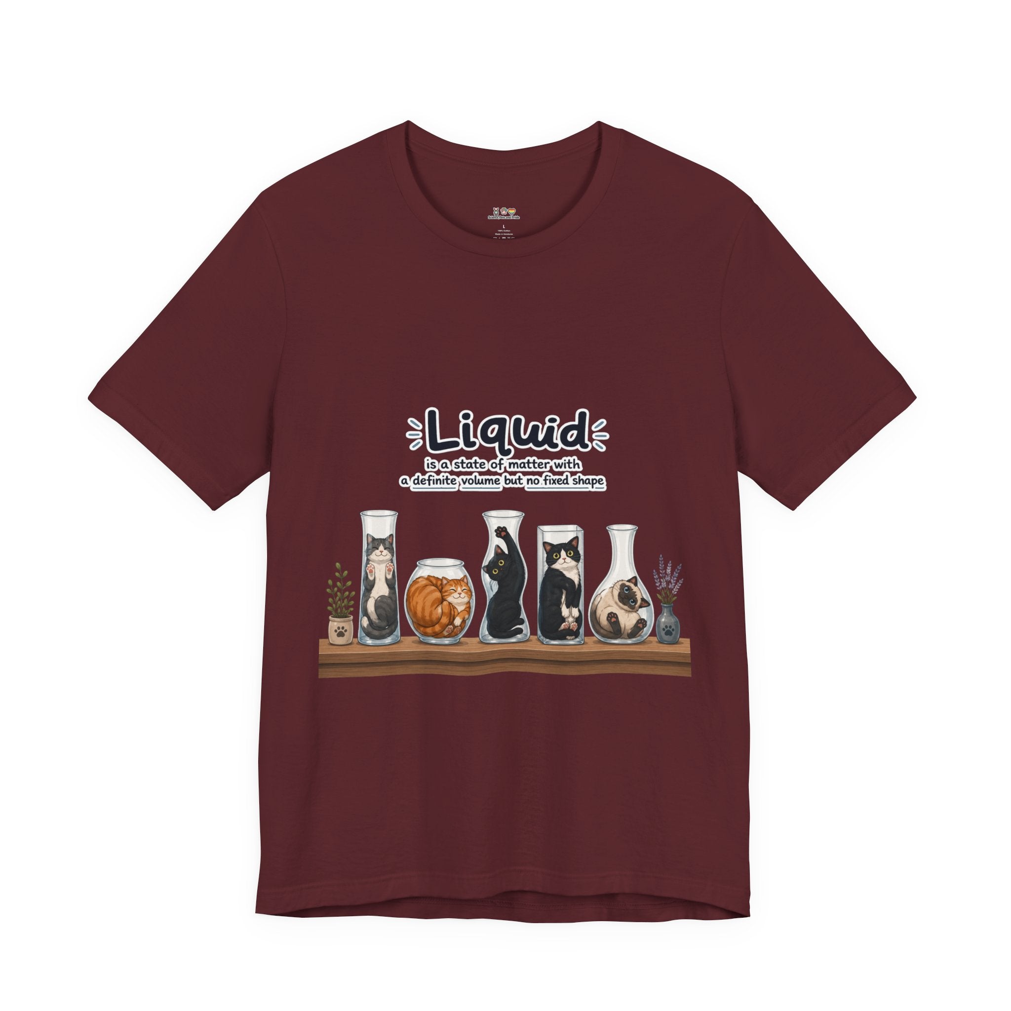 T‑Shirt - Cats are liquid | Cute Cat Jars Tee