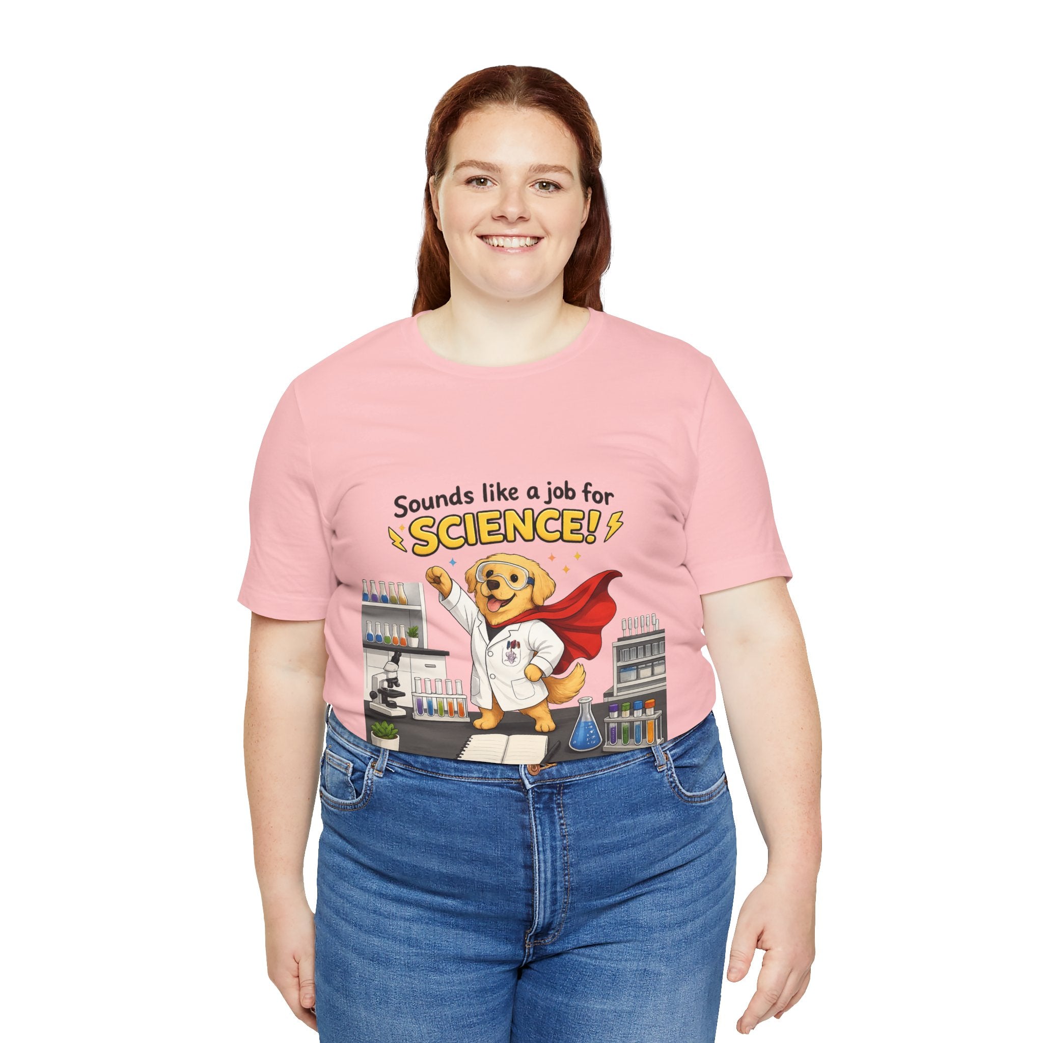 T-shirt - Sounds Like a Job for Science! | Funny Scientist Dog Shirt