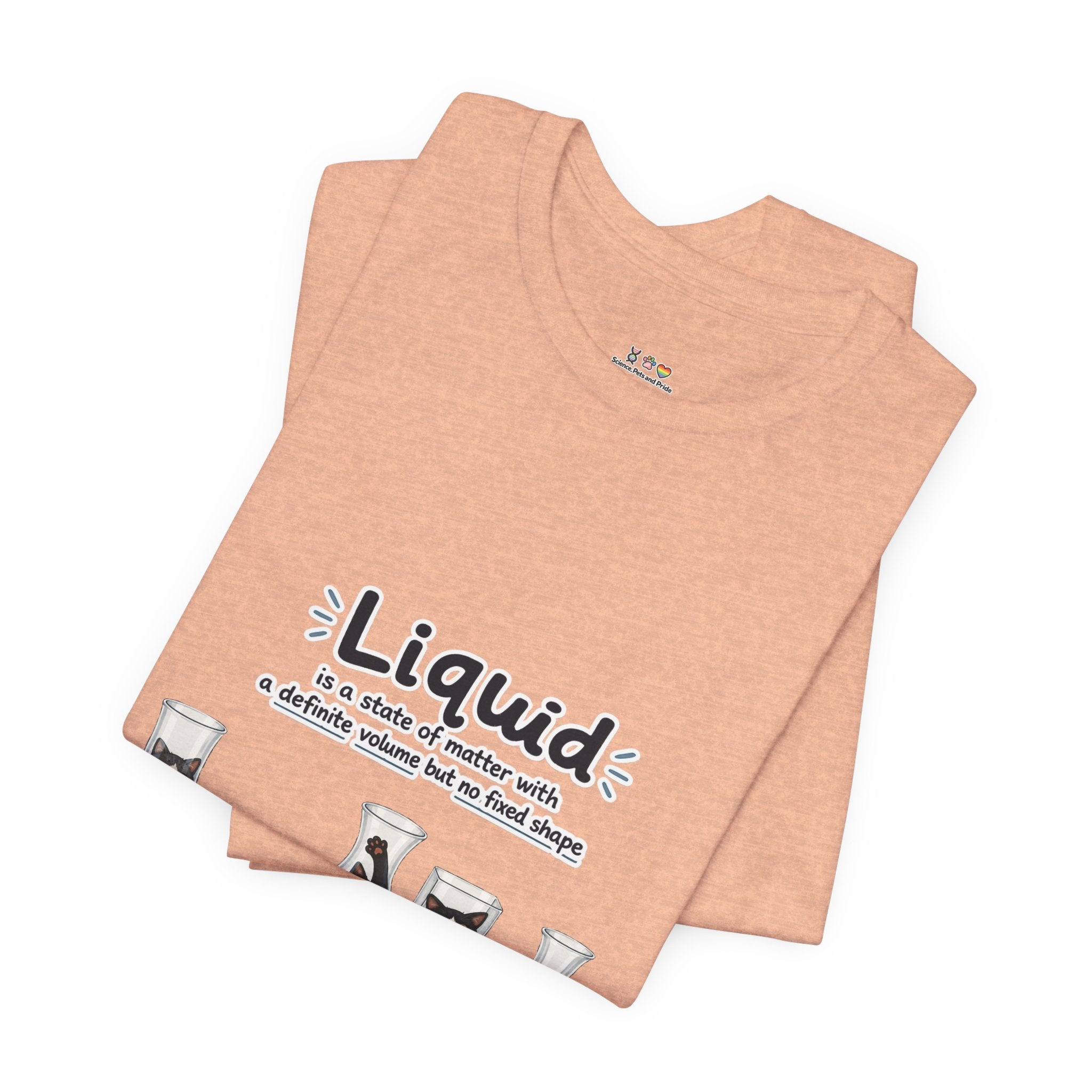 T‑Shirt - Cats are liquid | Cute Cat Jars Tee