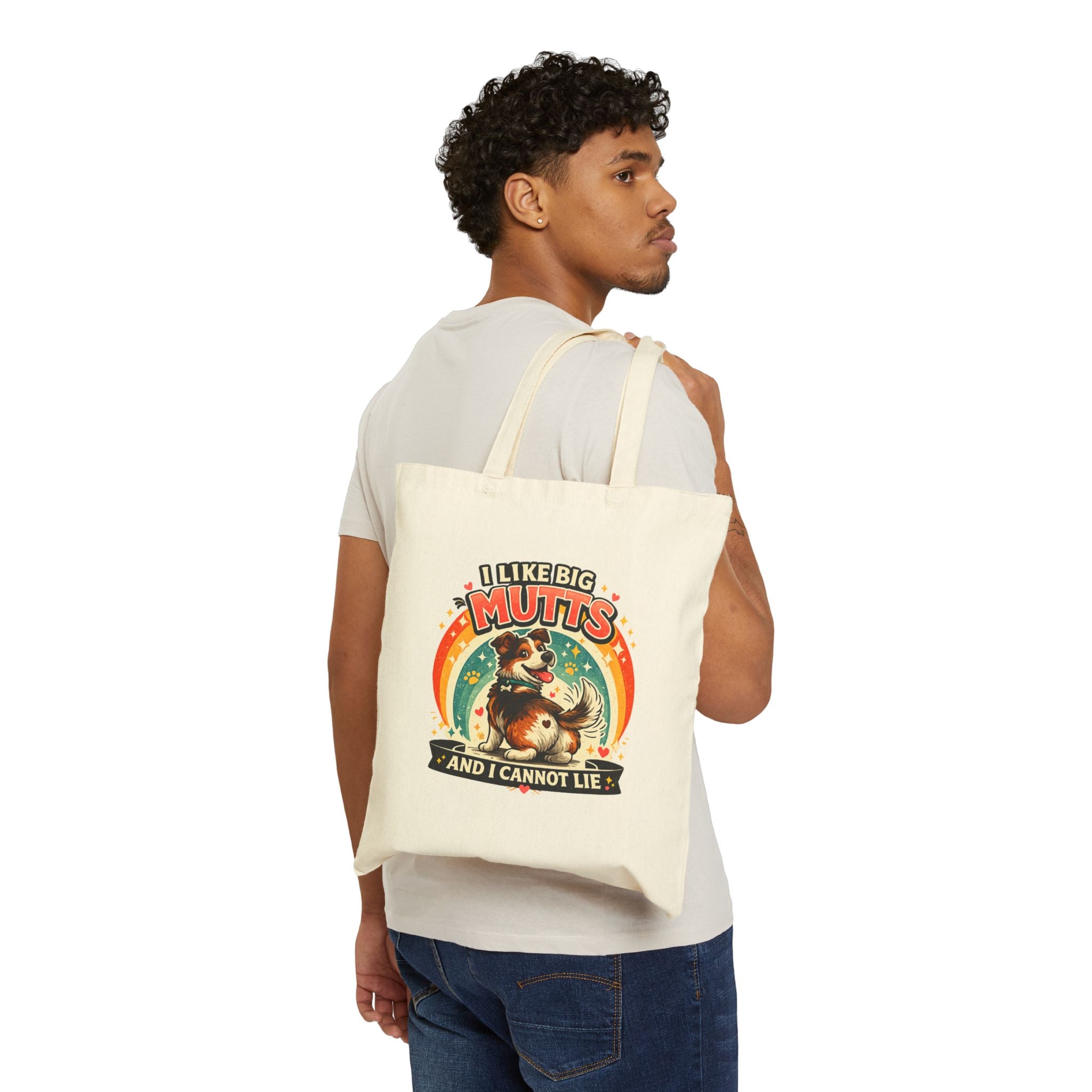 Tote Bag  - I Like Big Mutts and I Cannot Lie | Funny Dog Lover Tote Bag