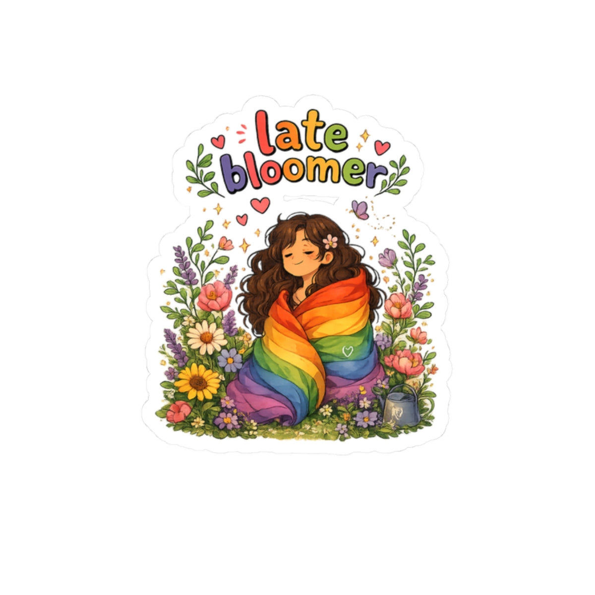 Sticker - Late Bloomer | LGBTQ+ Pride Design