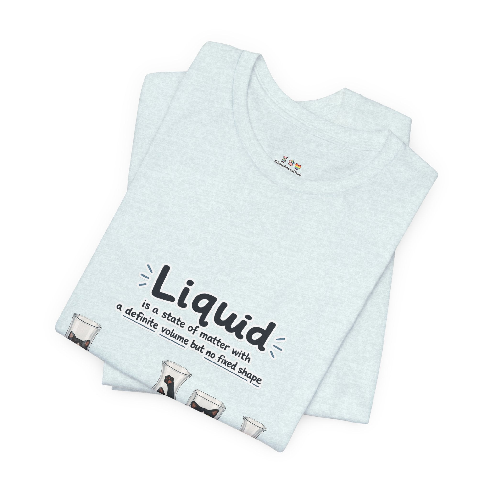 T‑Shirt - Cats are liquid | Cute Cat Jars Tee