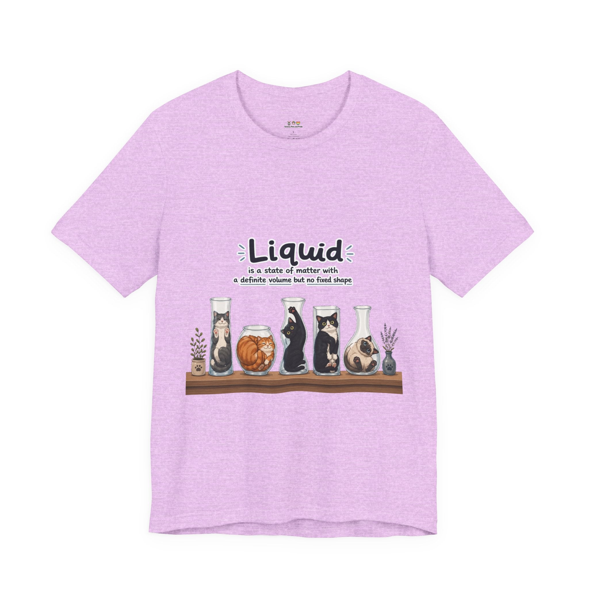 T‑Shirt - Cats are liquid | Cute Cat Jars Tee