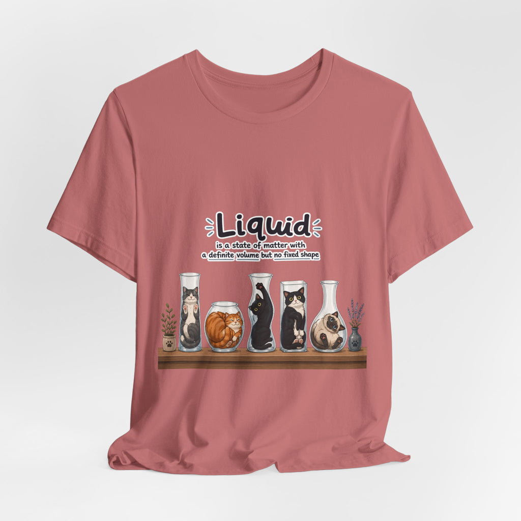 T‑Shirt - Cats are liquid | Cute Cat Jars Tee