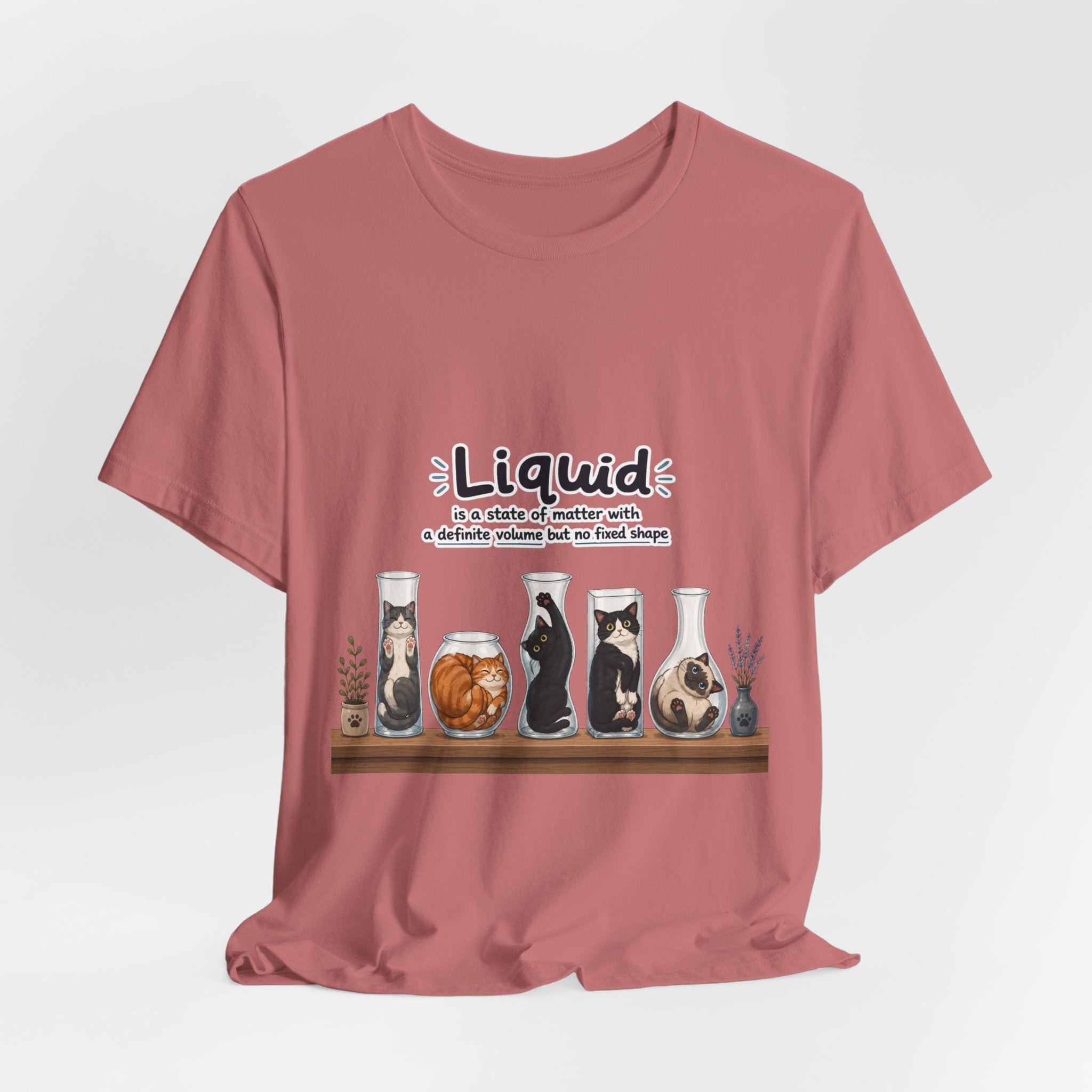T‑Shirt - Cats are liquid | Cute Cat Jars Tee